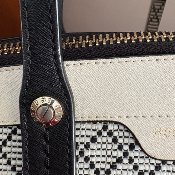 Henri Bendel West 57th Black and White Satchel - Excellent Used Condition - Picture 4 of 16